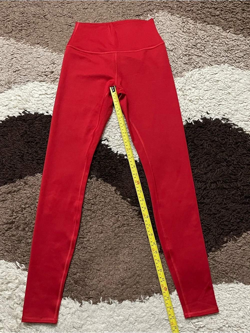 Alo High-Waist Airlift Legging Sz S In Bright Red